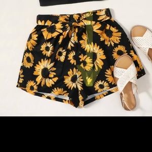 SHEIN SunFlower Shorts